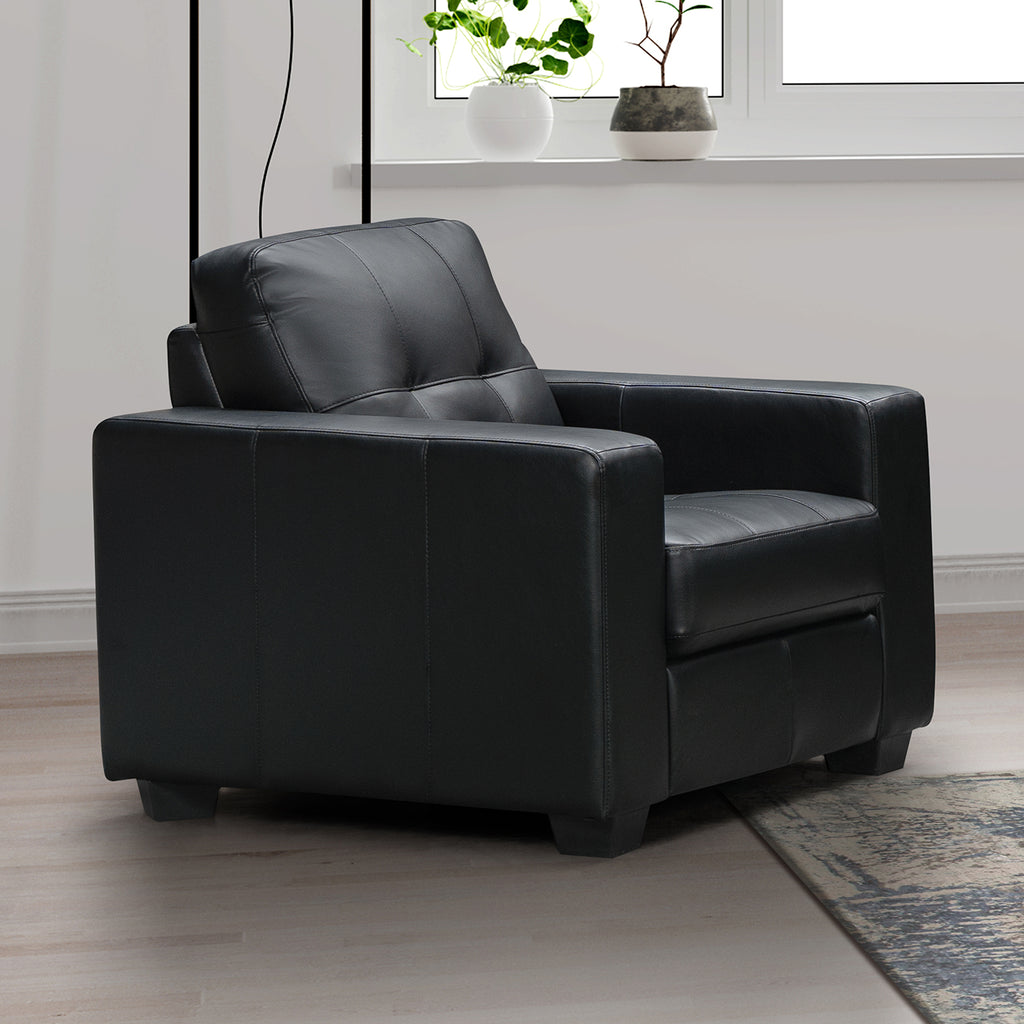Shannon Chair Black Leather