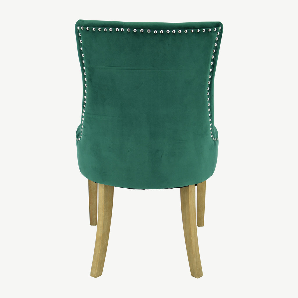 Sandy Dining Chairs Green Velvet