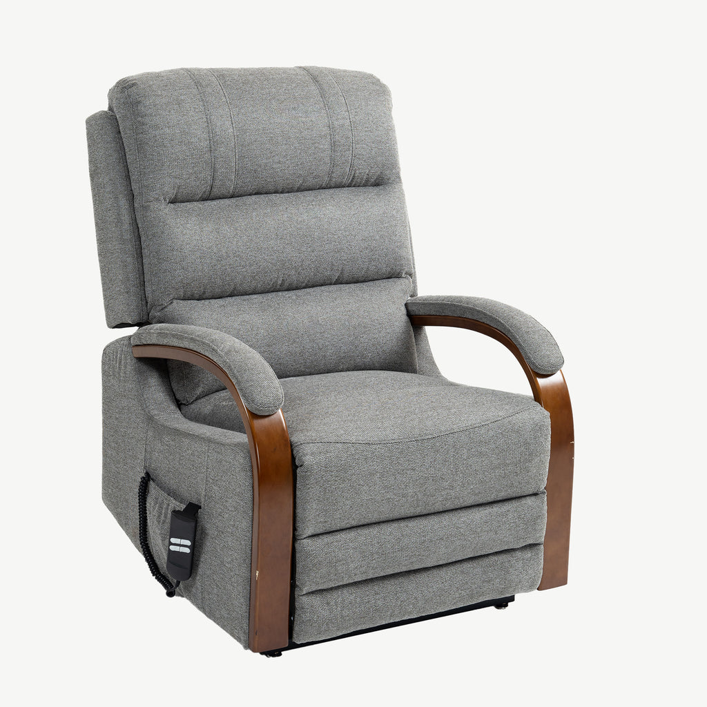 Eastborne Lift Tilt Chair Grey Fabric