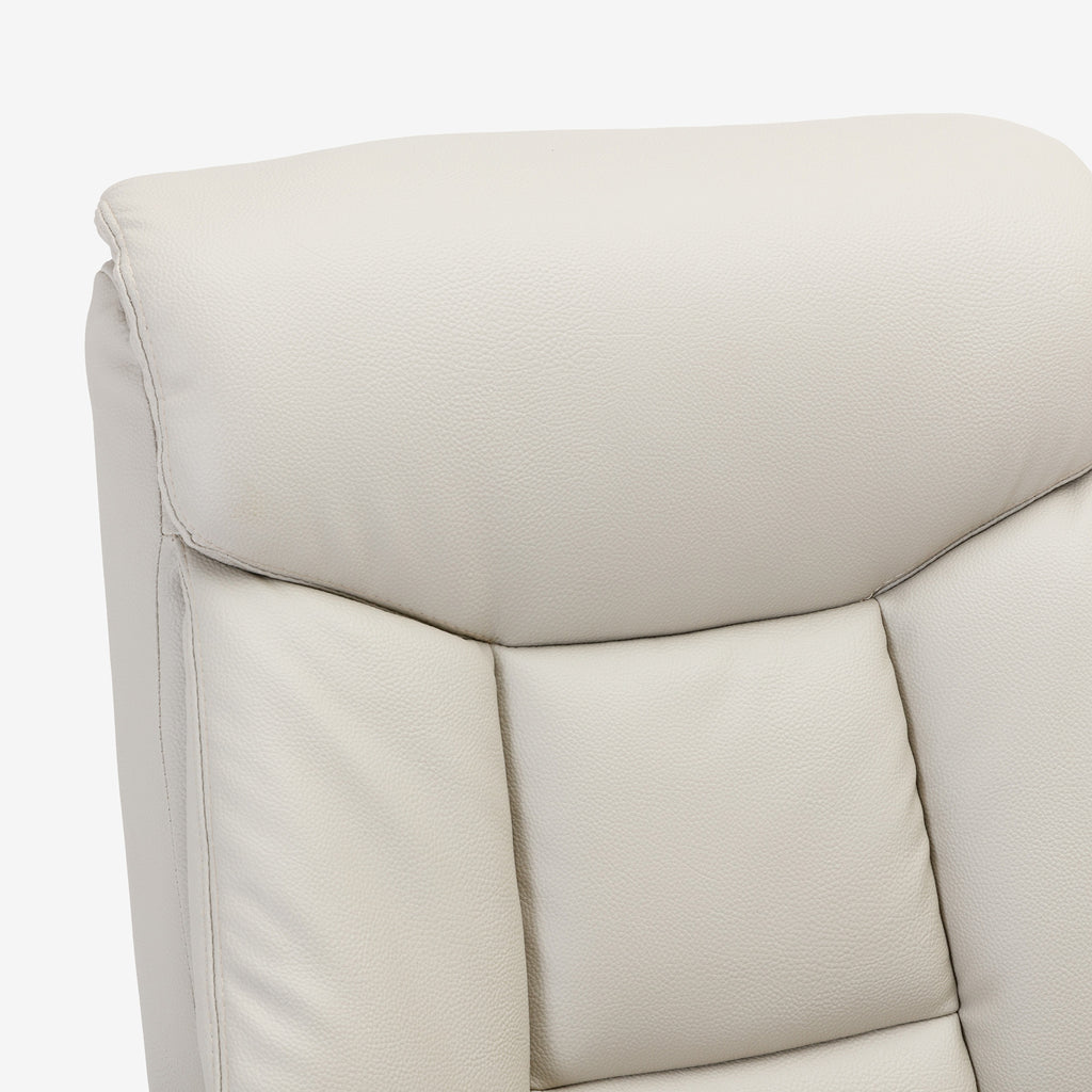 Brentwood Swivel Recliner Mushroom Plush