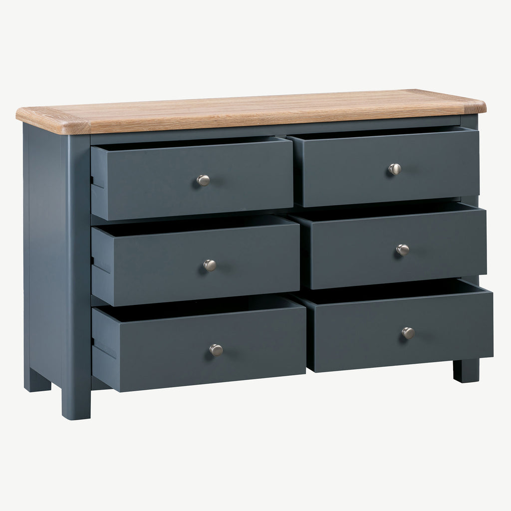 Turnberry 6 Drawer Chest in Slate