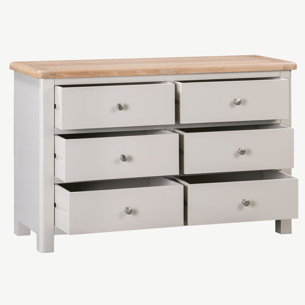 Turnberry 6 Drawer Chest in Putty