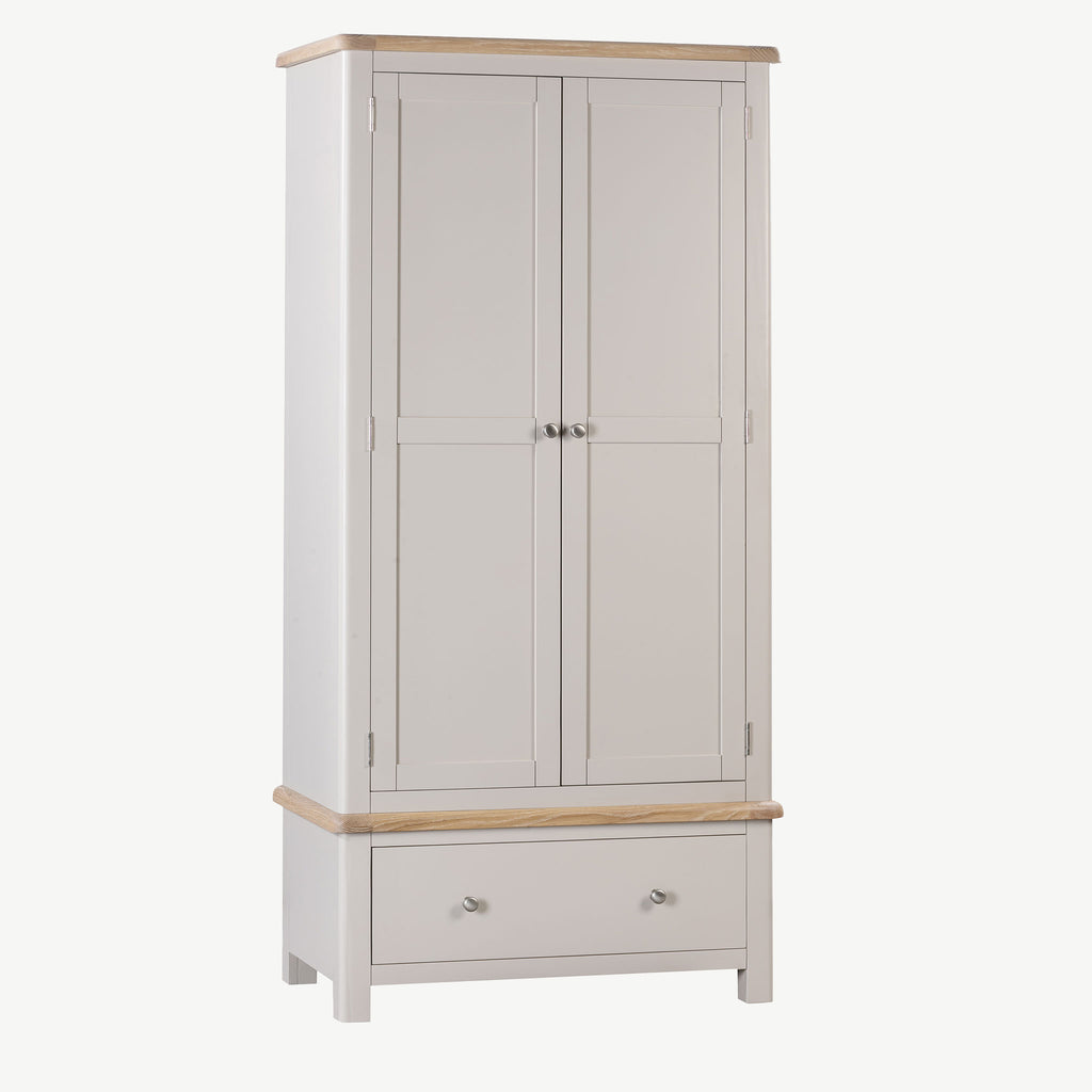 Turnberry Double Robe with 1 Drawer in Putty