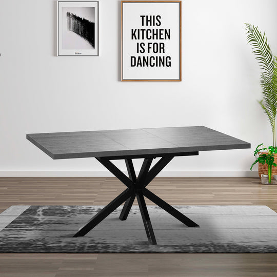 Lucia Extending Grey Dining Table