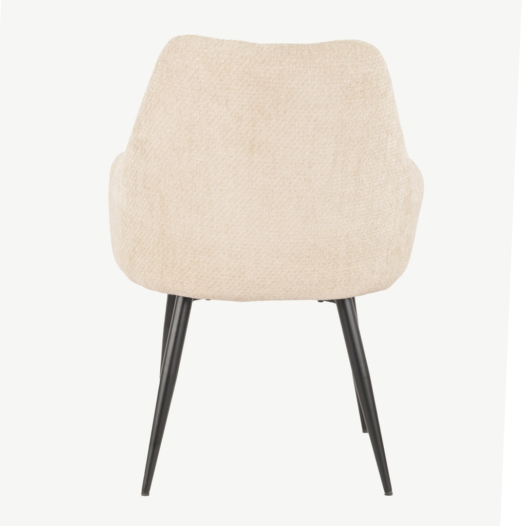 Fabio Dining Chairs Beige Fabric