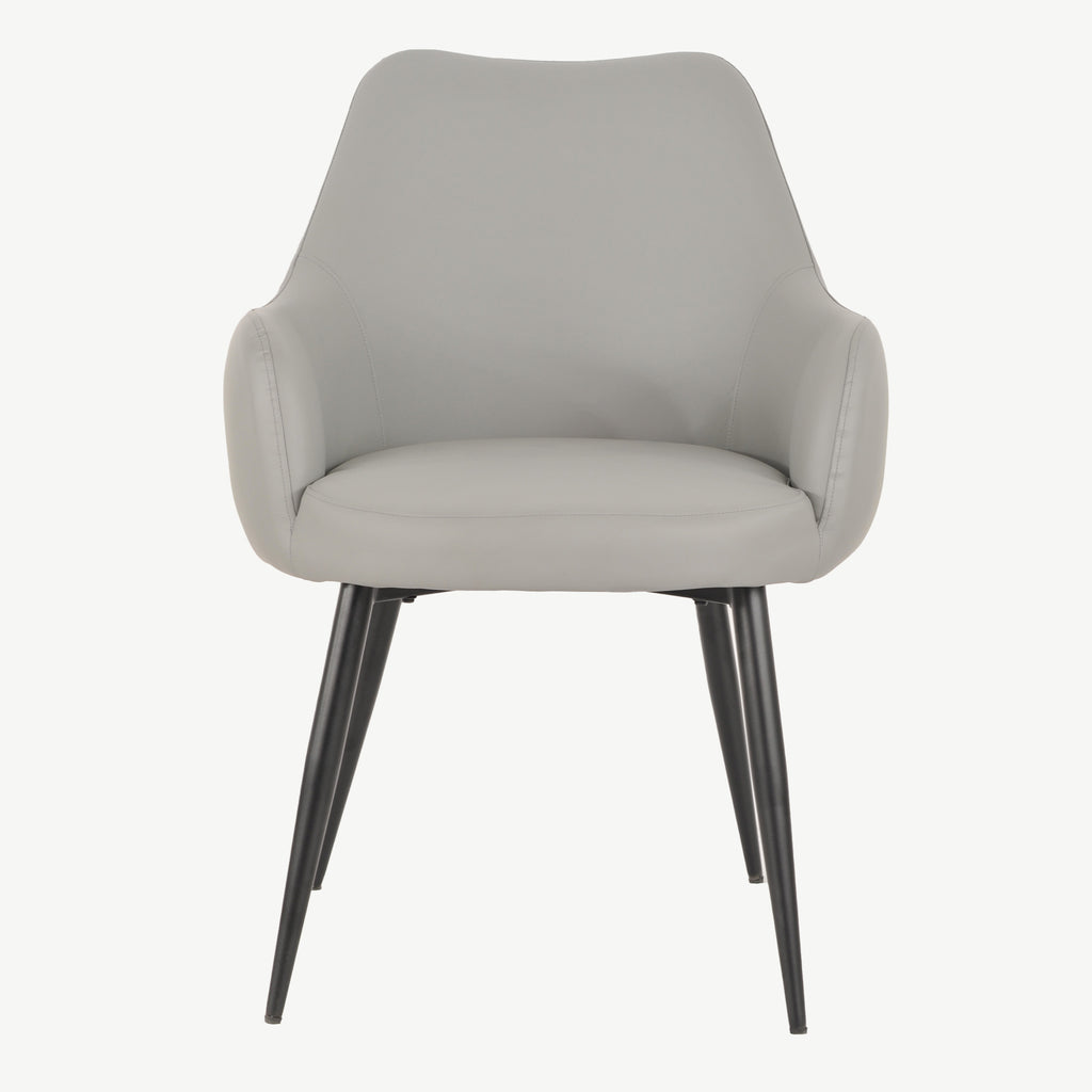 Fabio Dining Chairs Grey PU