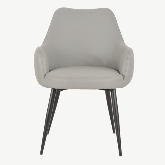 Fabio Dining Chairs Grey PU