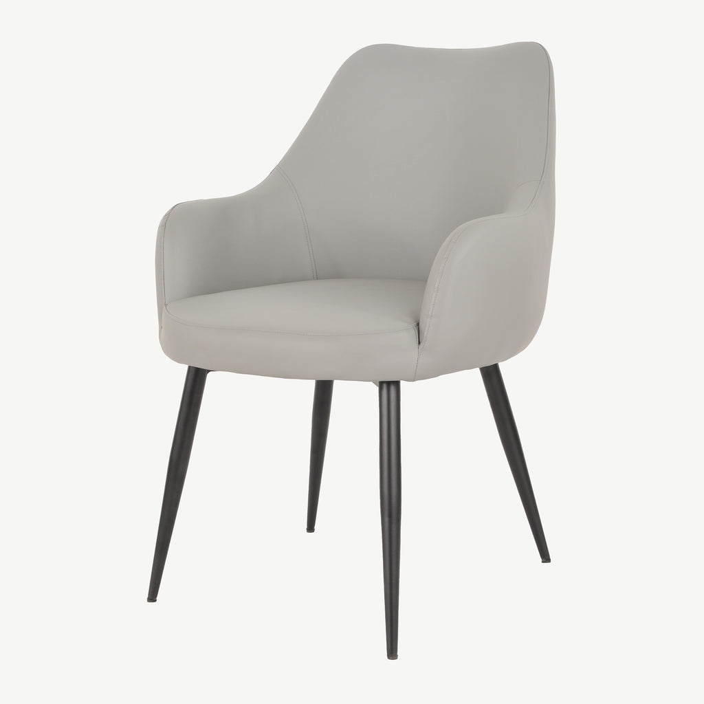 Fabio Dining Chairs Grey PU