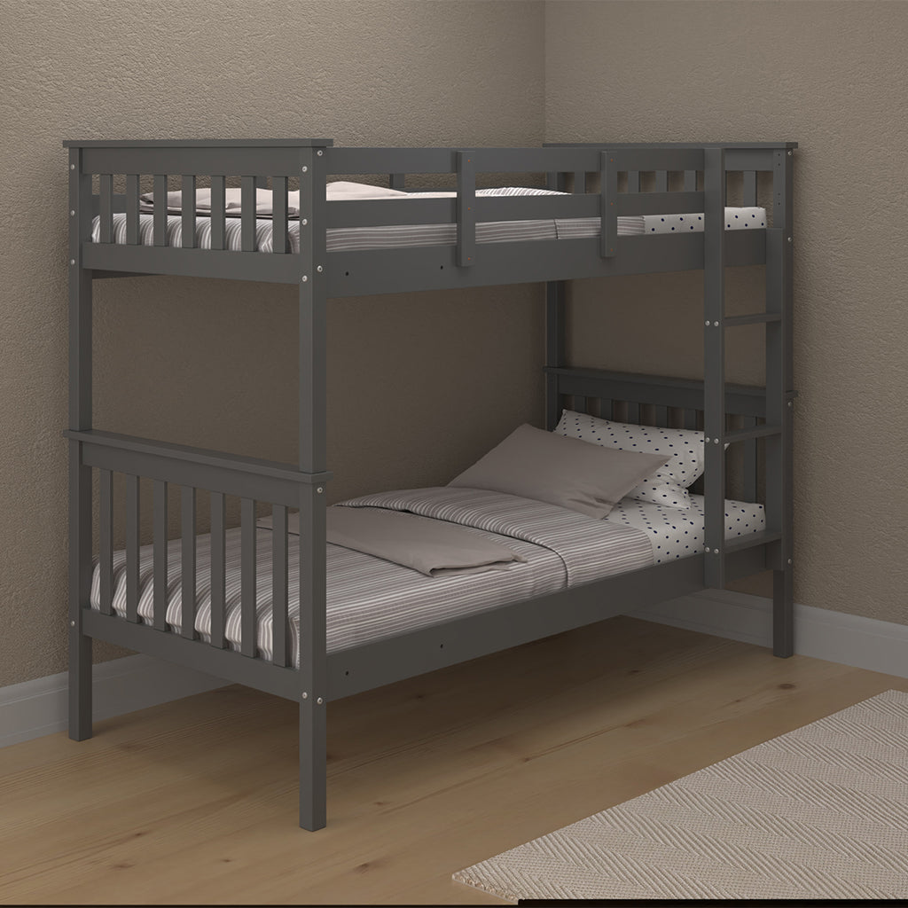 Gabby Single Bunk Bed - Grey