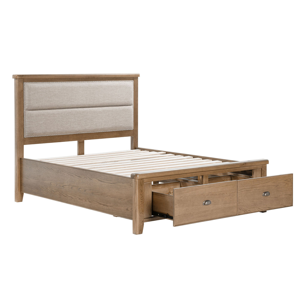 6' Chatsworth Bed with Fabric Headboard