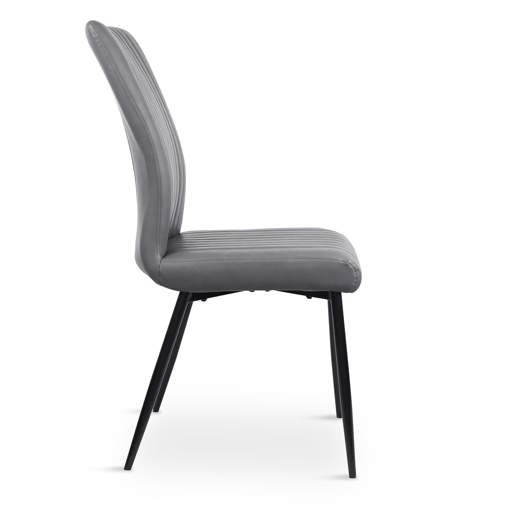 Donny Dining Chair Grey PU