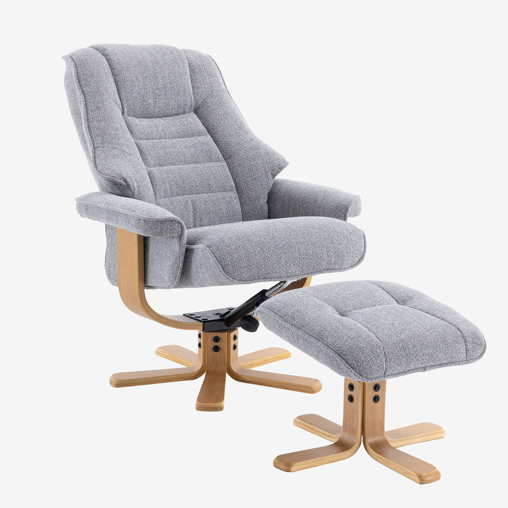 Leyton Swivel Recliner Chacha Dove