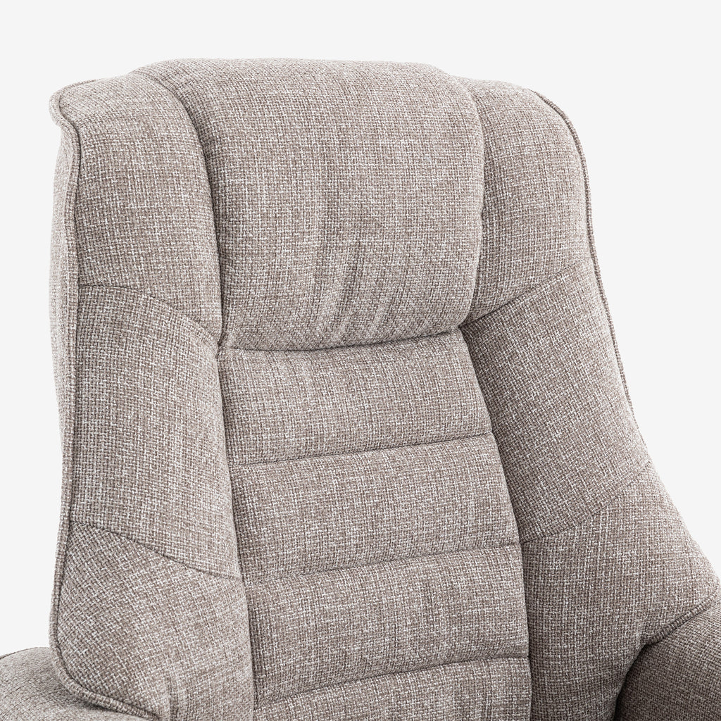 Leyton Swivel Recliner Chacha Oat