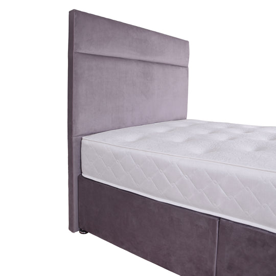 Plush Panel Floor Standing Headboard