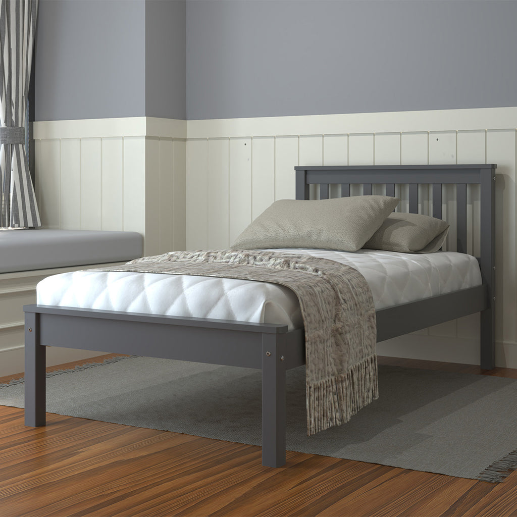 3'0 Rose Wooden Beds - Grey