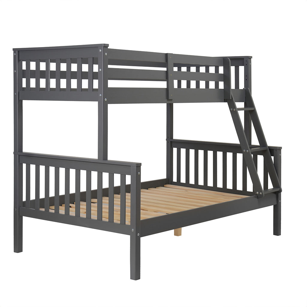 Tess Triple Bunk Bed - Grey