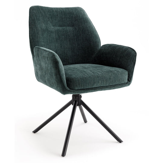 Treviso Dining Chair Green Velvet