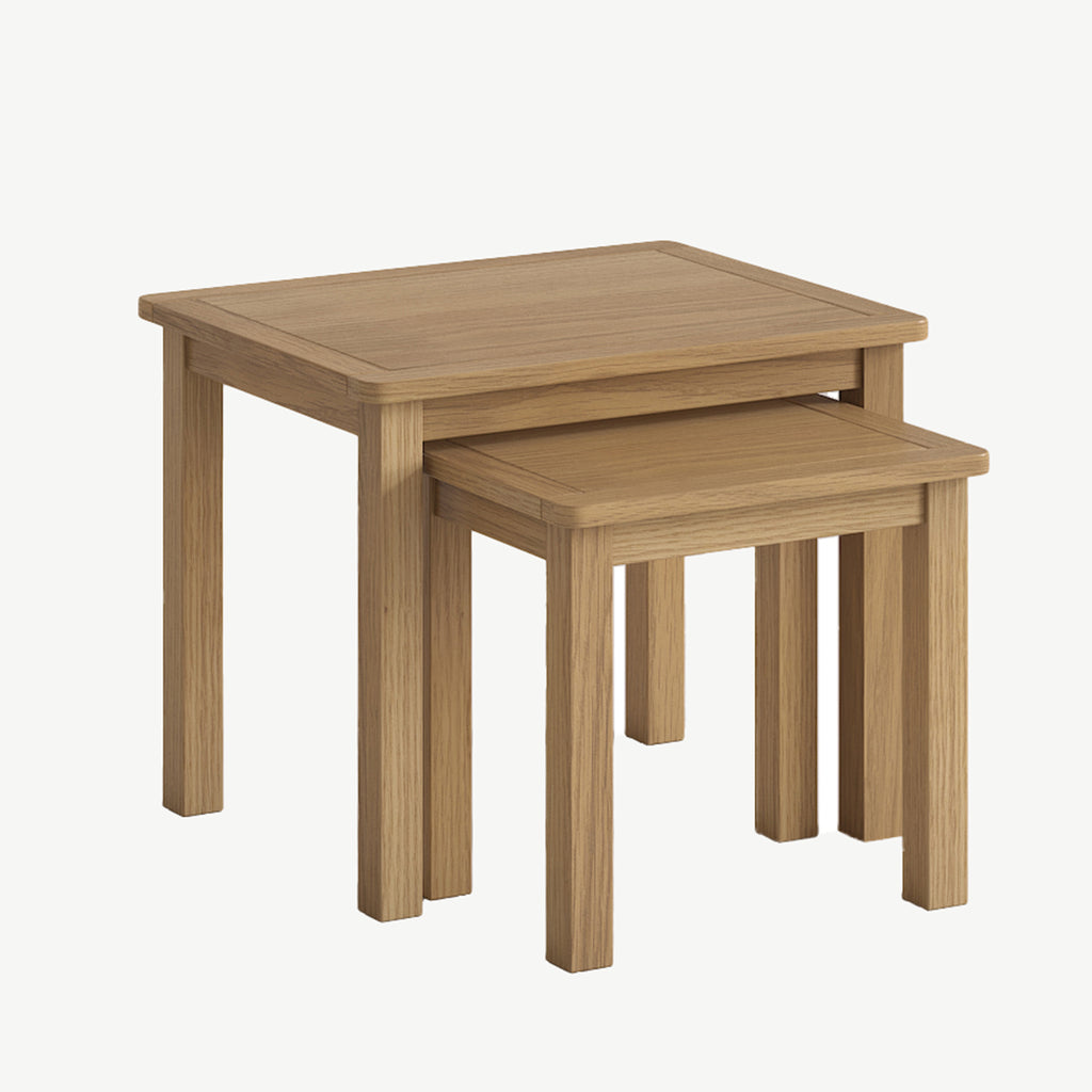 Wentworth Nest of Tables Oak