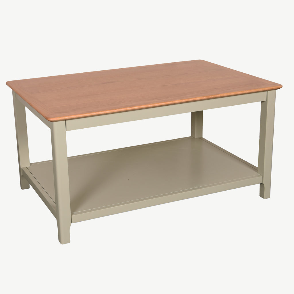 Wentworth Coffee Table with Shelf Sage
