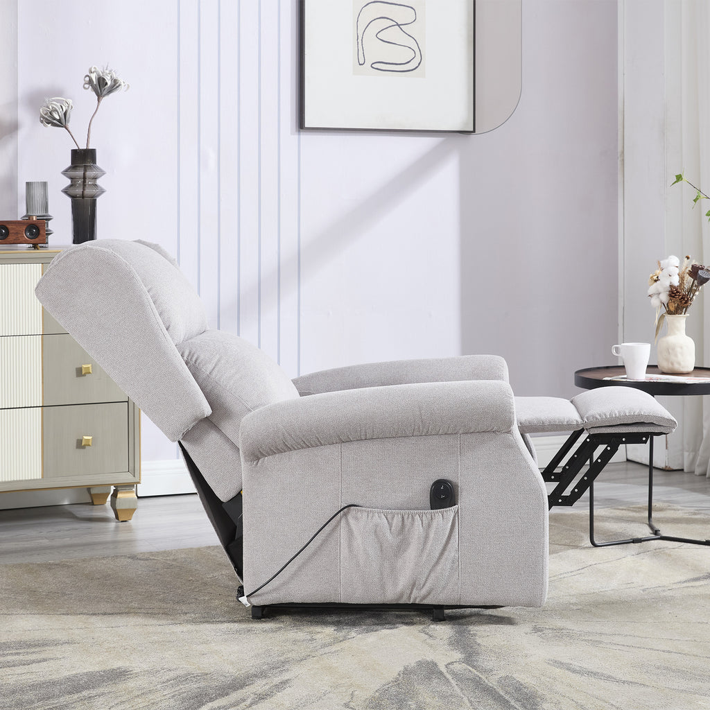 Denton Lift Tilt Chair Grey Fabric