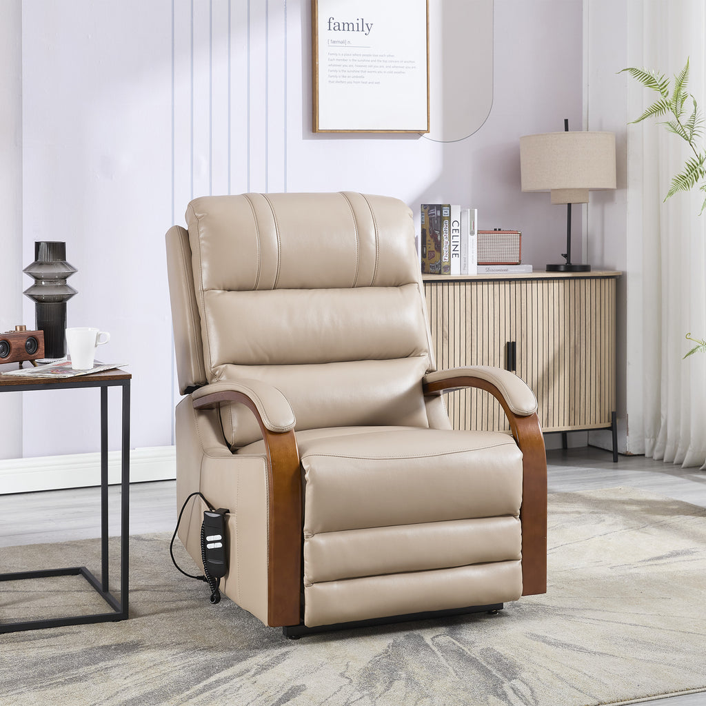 Eastbourne Lift Tilt Chair Taupe PU