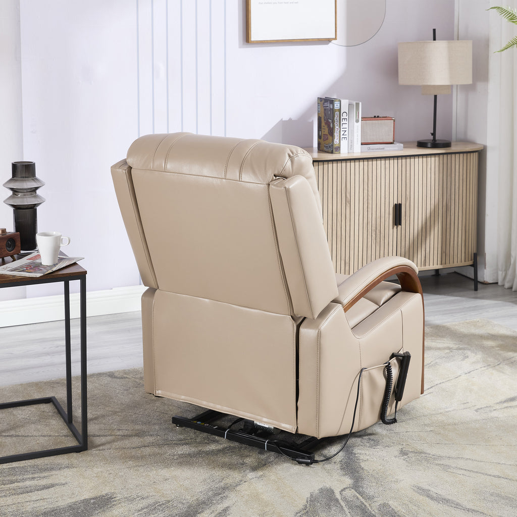 Eastbourne Lift Tilt Chair Taupe PU