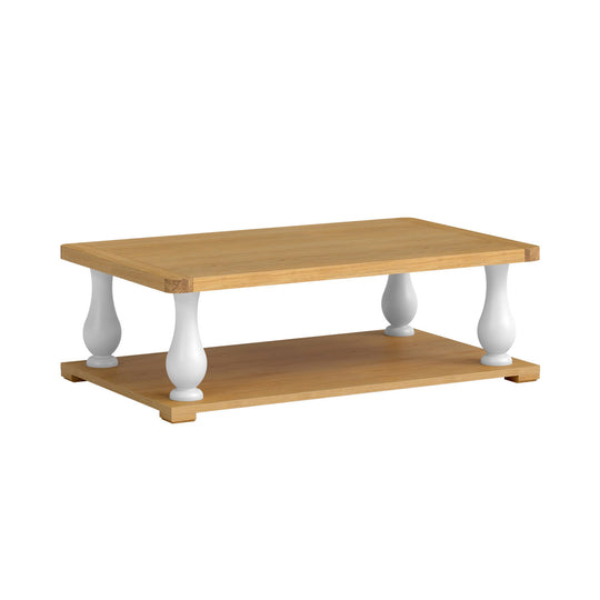 Mayfair Coffee Table - Oak/White
