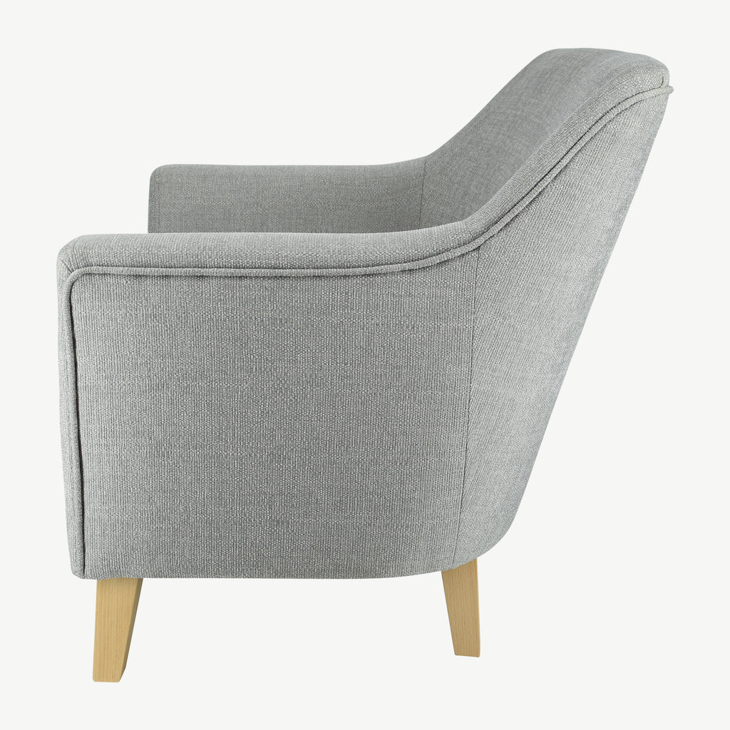Bloomsberry Armchair Silver Fabric