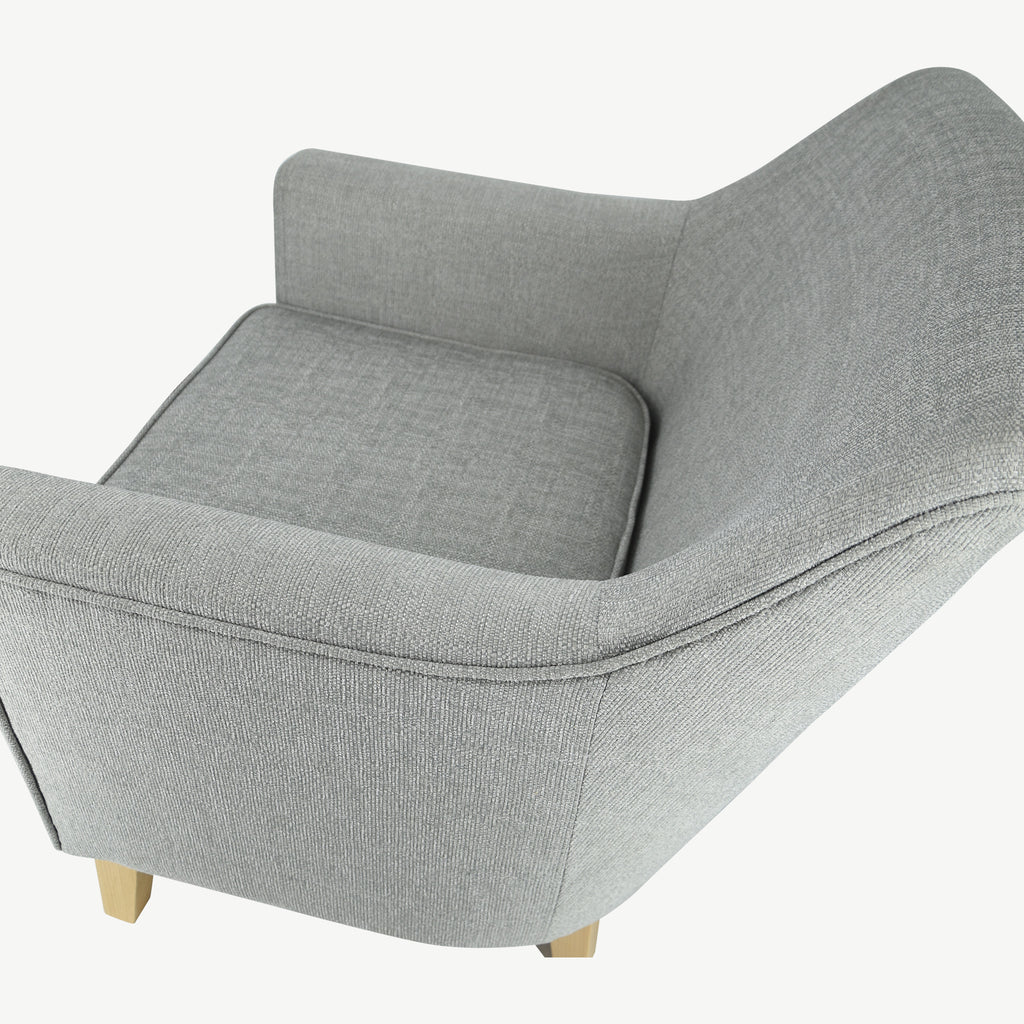 Bloomsberry Armchair Silver Fabric