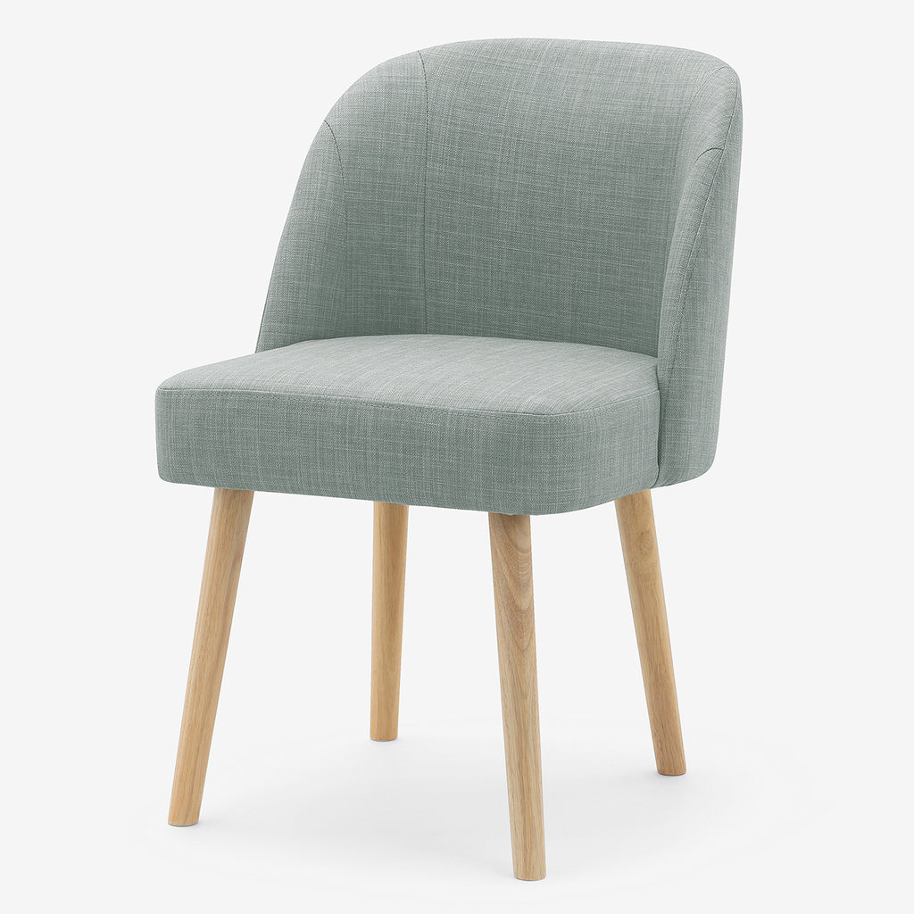 Petra Dining Chair Grey with Natural Leg