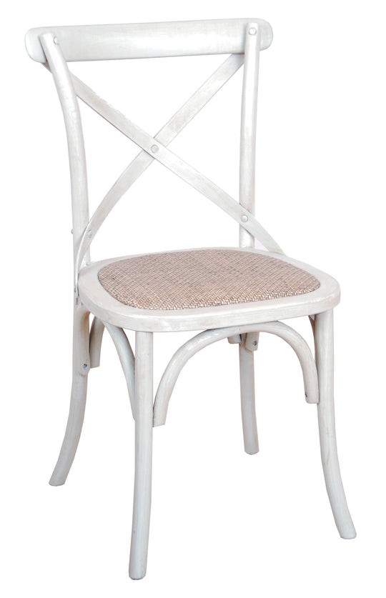 Crossback Dining Chair White